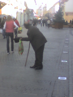 Oradea zilelor noastre cersetor in centrul oradeei Oradea zilelor noastre