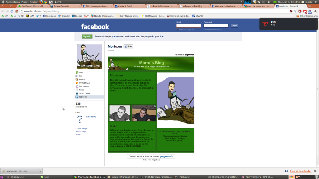 facebook 1024x576 Layout nou pe pagina de facebook a blogului