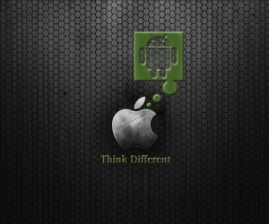android vs iphone think different android vs iphone think different 300x250 Samsung Galaxy S cu al lui Android review
